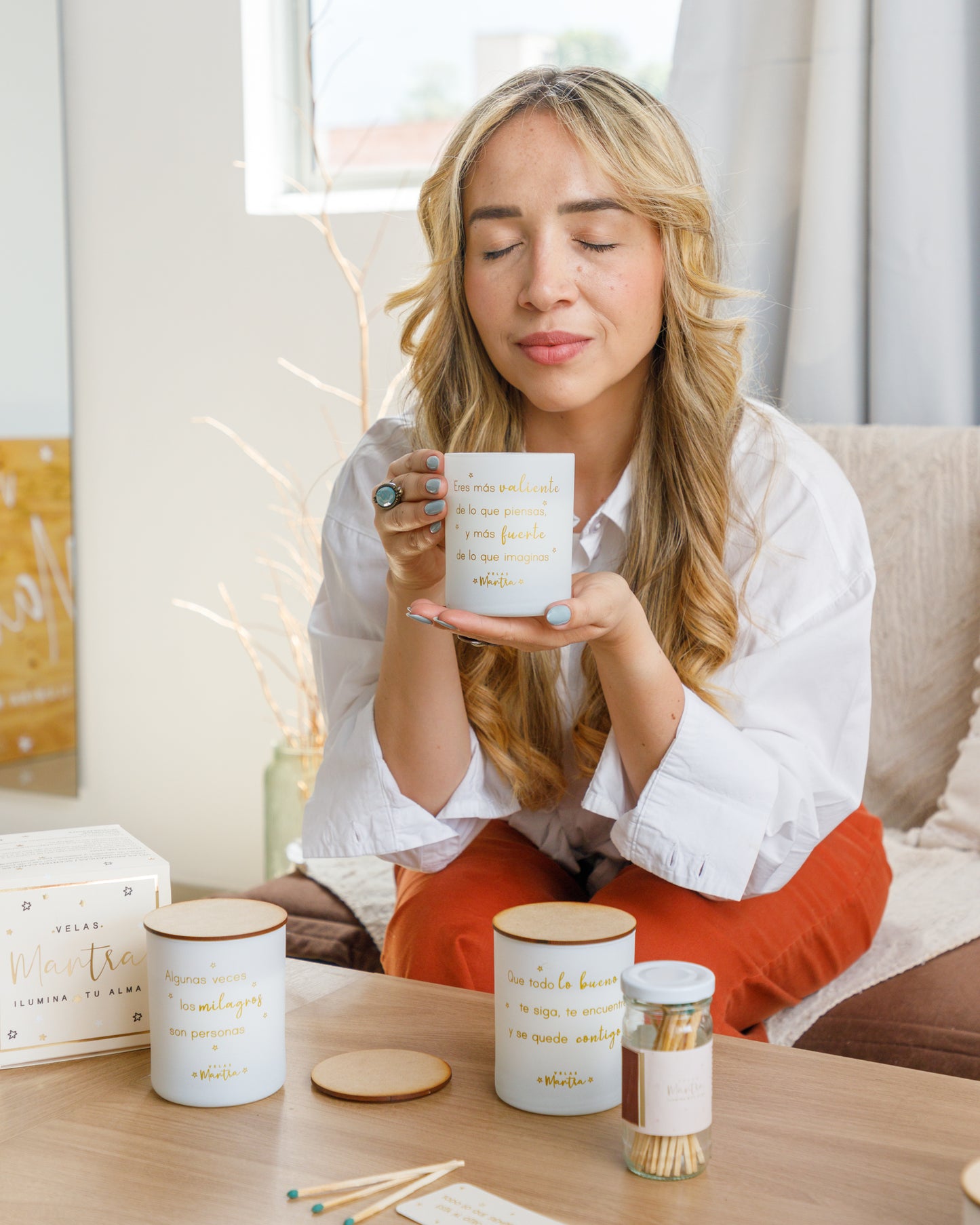 Velas Aromáticas con Mensaje: Que sea eterno todo aquello que nos hace bien.